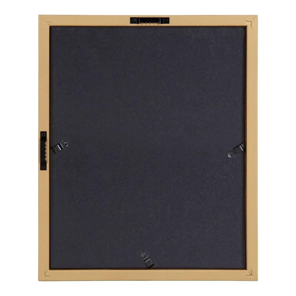 Kate and Laurel Gallery Modern Glam Frame Set, Set of 10, Black, White, and Gold