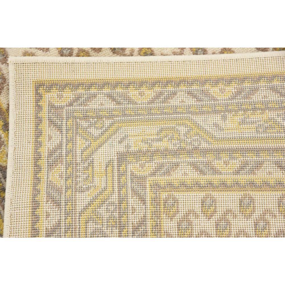 Unique Loom Williamsburg Collection Area Rug - Allover (2' 9" x 9' 10" Runner Beige/Gold)