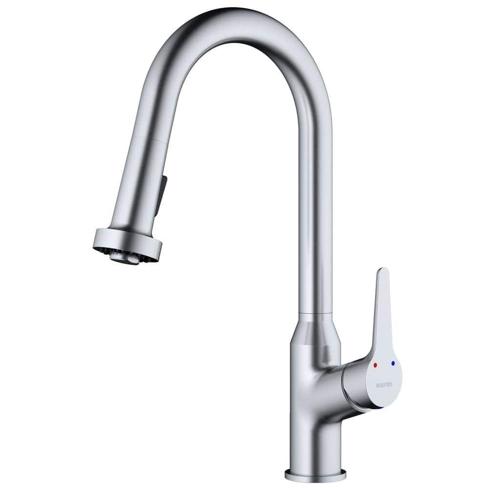 Karran Karran Scottsdale Single Handle Pull Down Sprayer Kitchen Faucet KKF250SS