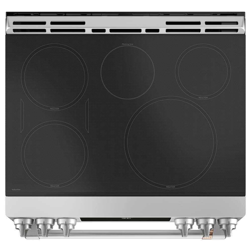 Café Smart Appliances Induction 30" 5.7 cu. ft. Slide-in Electric Range