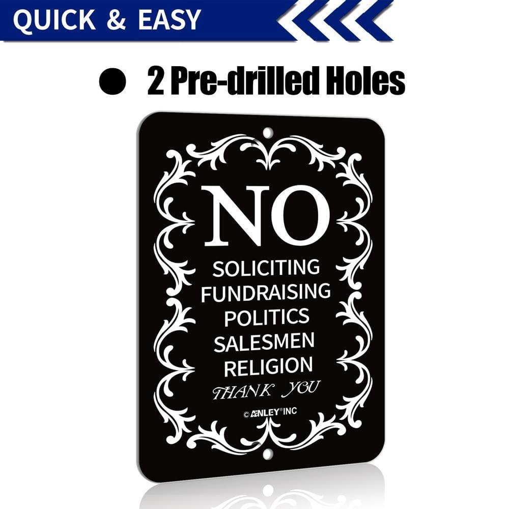 Inbox Zero No Soliciting for Home and Business, do Not Ring the Bell Sign