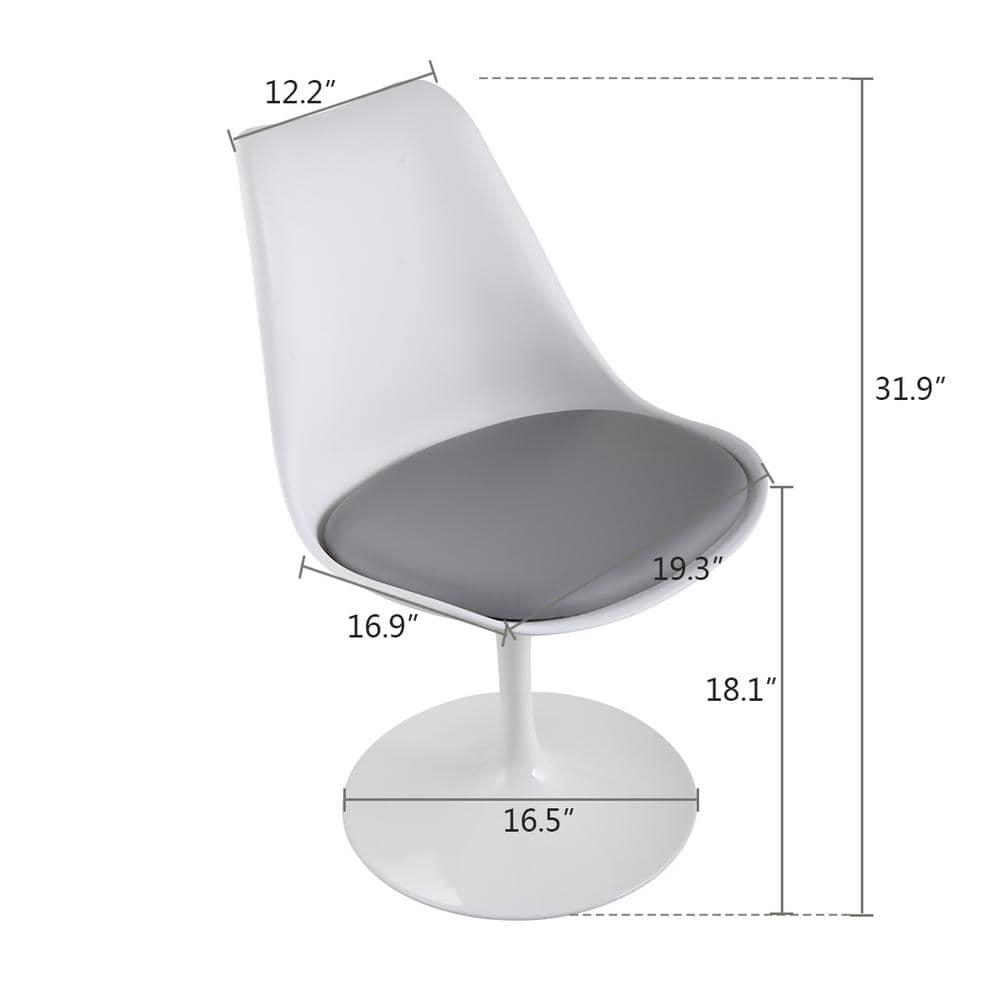Mapleview Genuine Leather Upholstered Side Chair