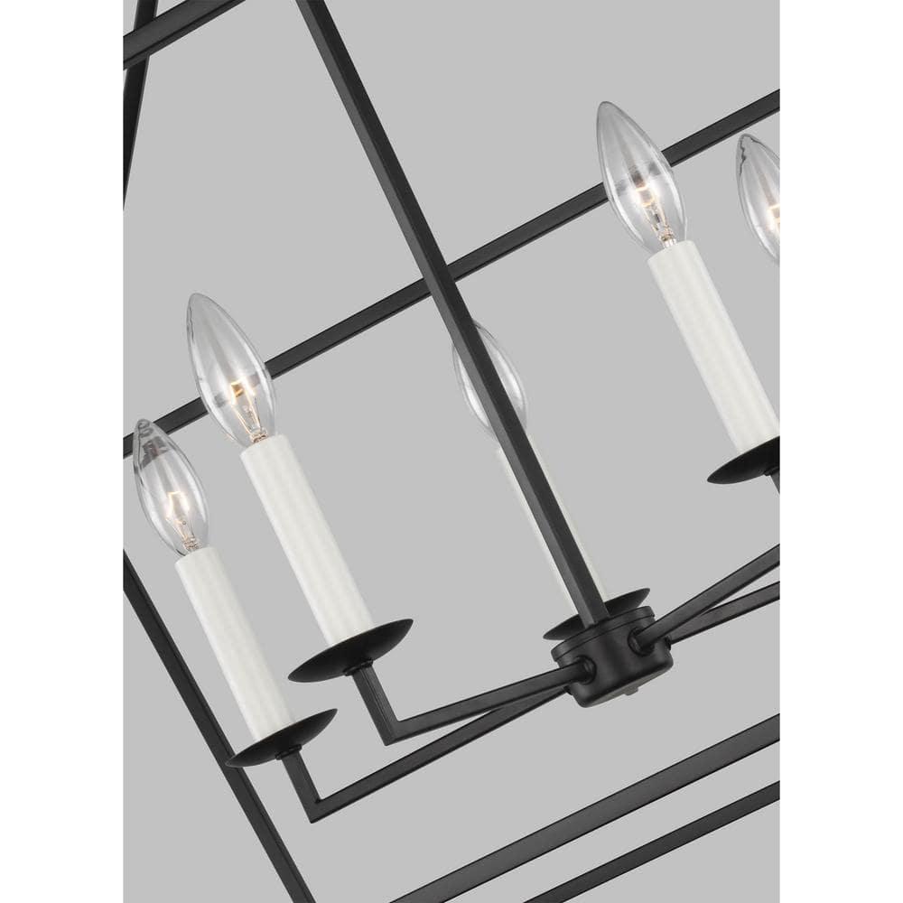 Gala Wide Pendant Light - Black / 28"W