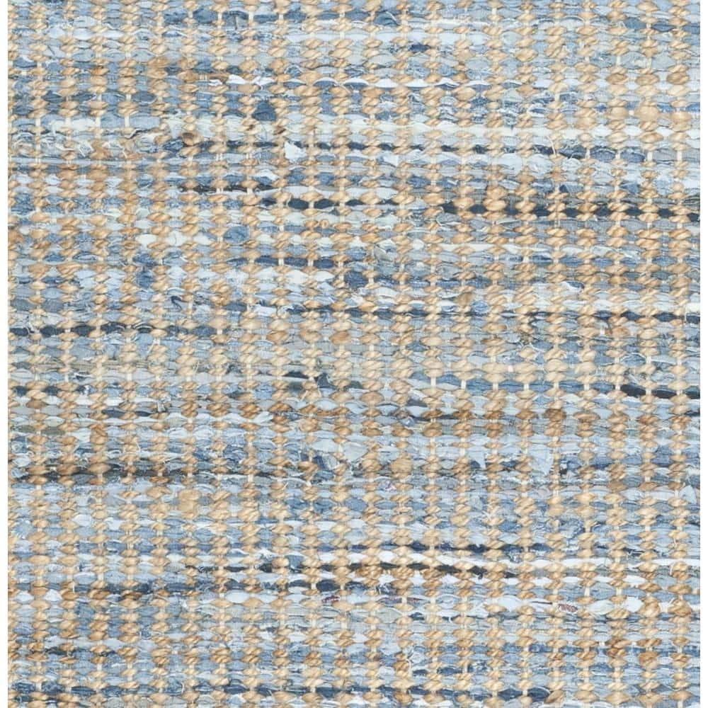 Cape Cod CAP352 Hand Woven Accent Rug - Natural/Blue - 2'x3' - Safavieh.