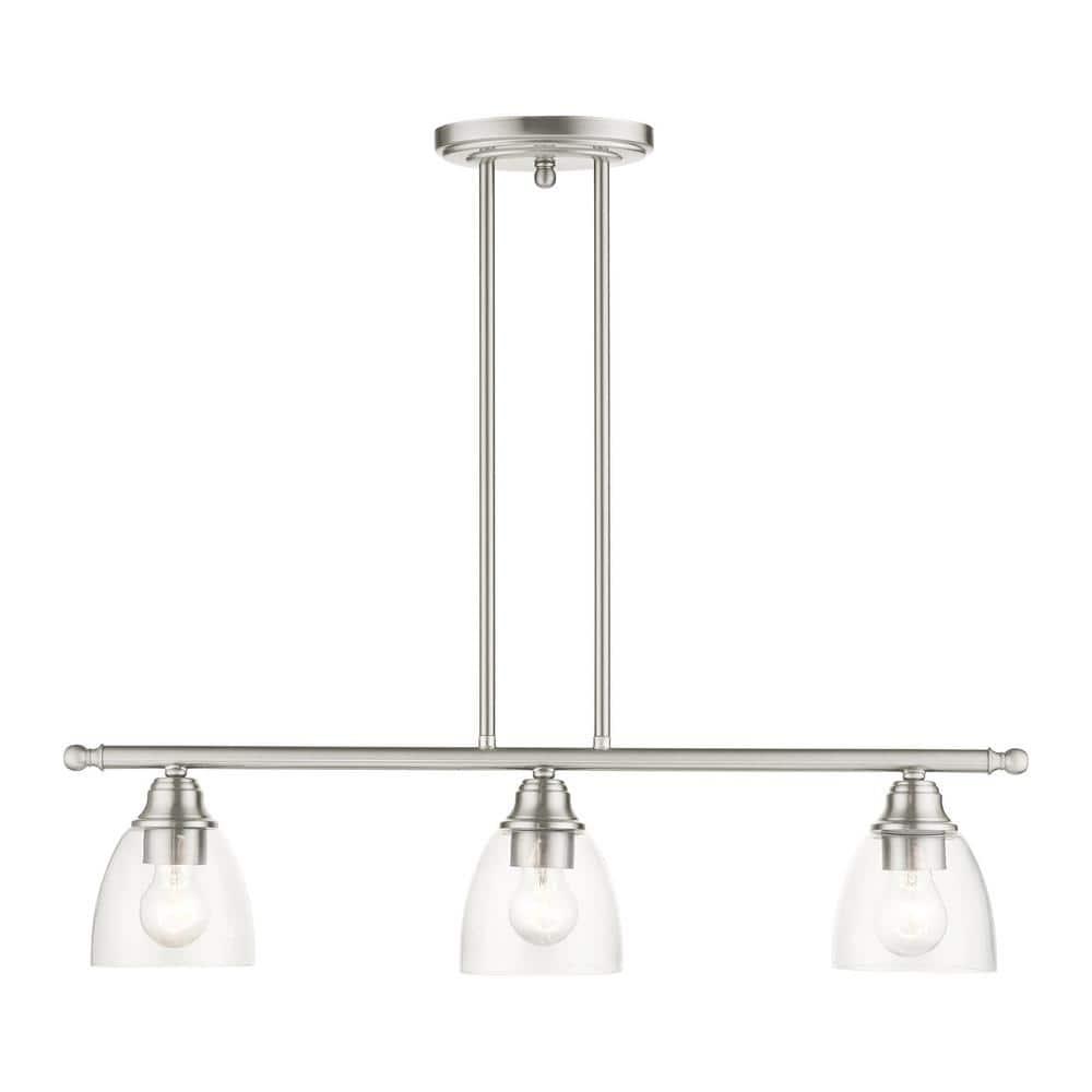 Livex Lighting Montgomery 3 - Light Chandelier in  Brushed Nickel
