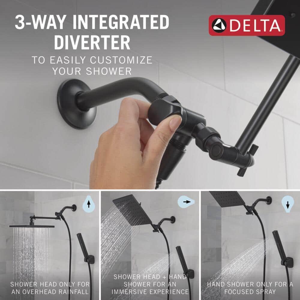 10-inch Raincan Shower Head and Hand Held Shower Combo, Rainfall Shower Head and Hand Shower