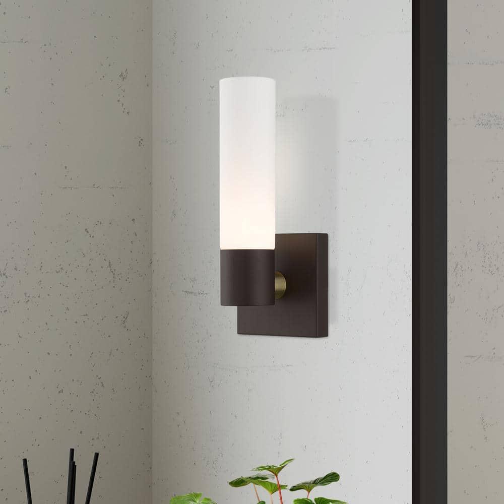 Livex Lighting Aero 1 - Light Sconce in  Bronze