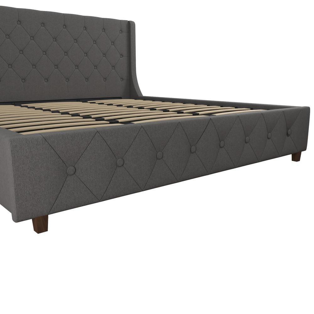 CosmoLiving by Cosmopolitan Mercer Tufted Upholstered Platform Bed