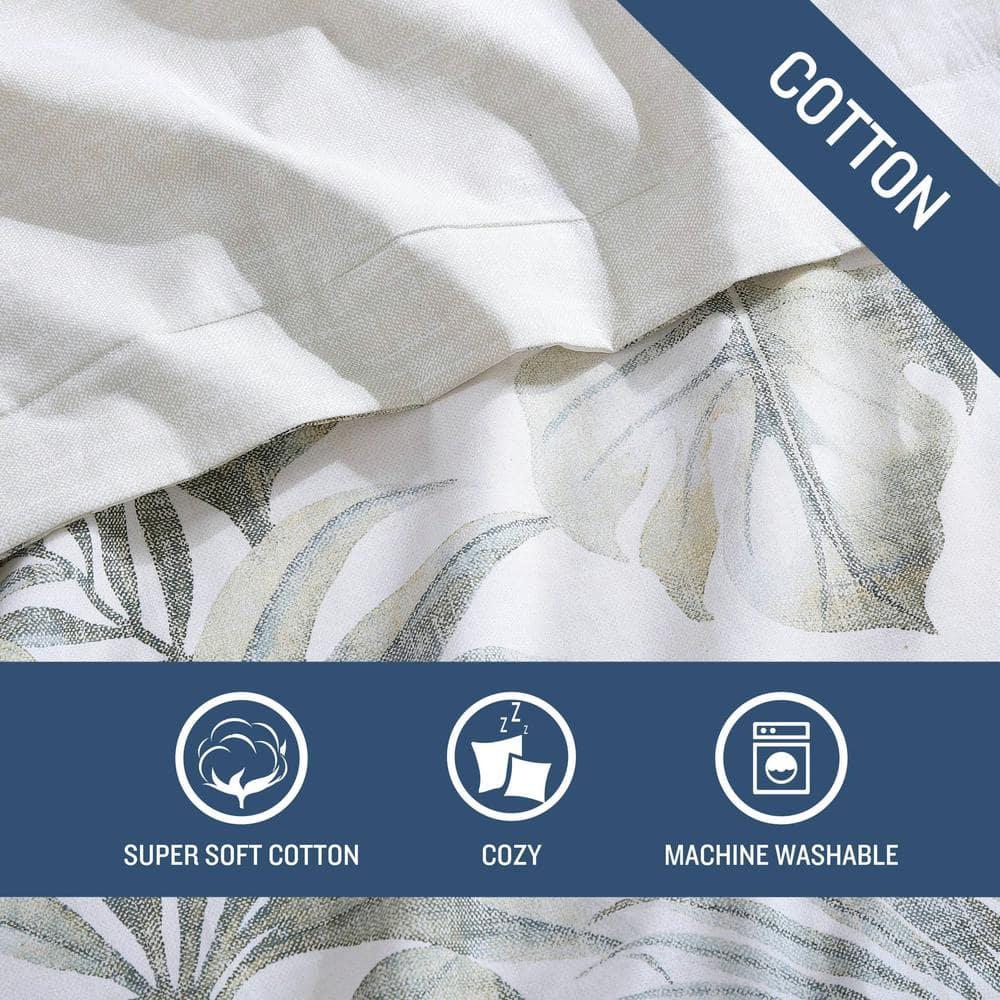 Tommy Bahama Home Tommy Bahama Waimea Bay Green Cotton Reversible Comforter Set