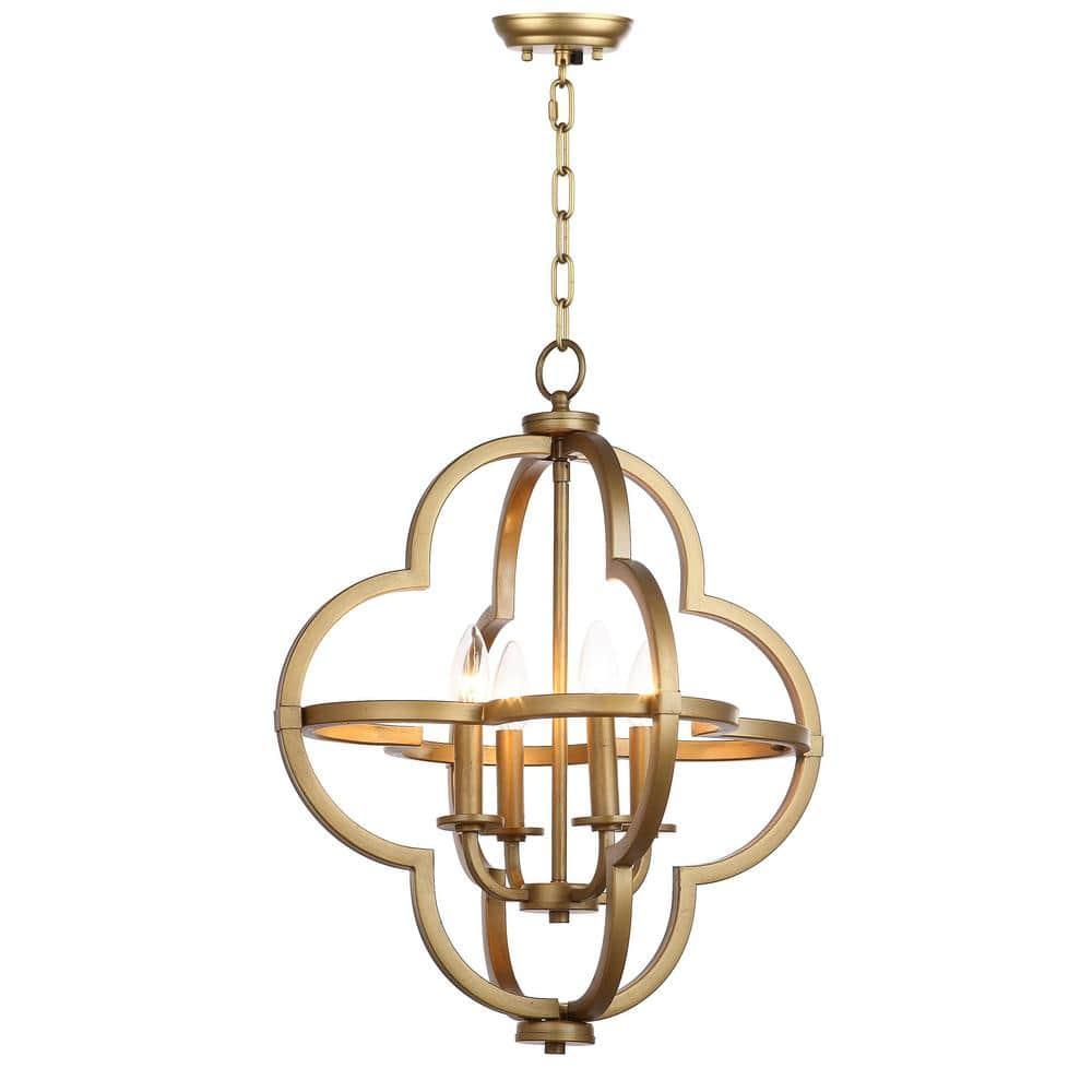 Millard Orb Pendant - LIT4373 - Brass - Safavieh