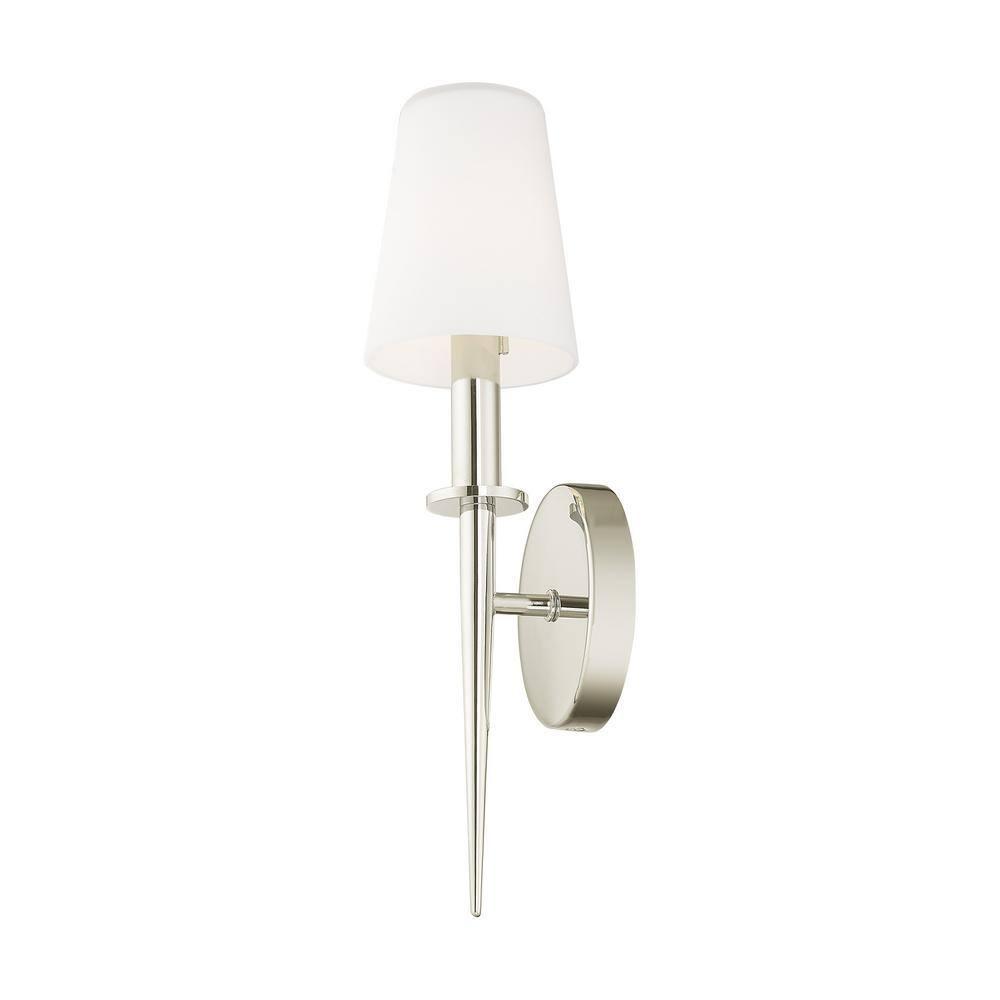 Livex Lighting Witten 1 - Light Wall Light in  Polished Nickel