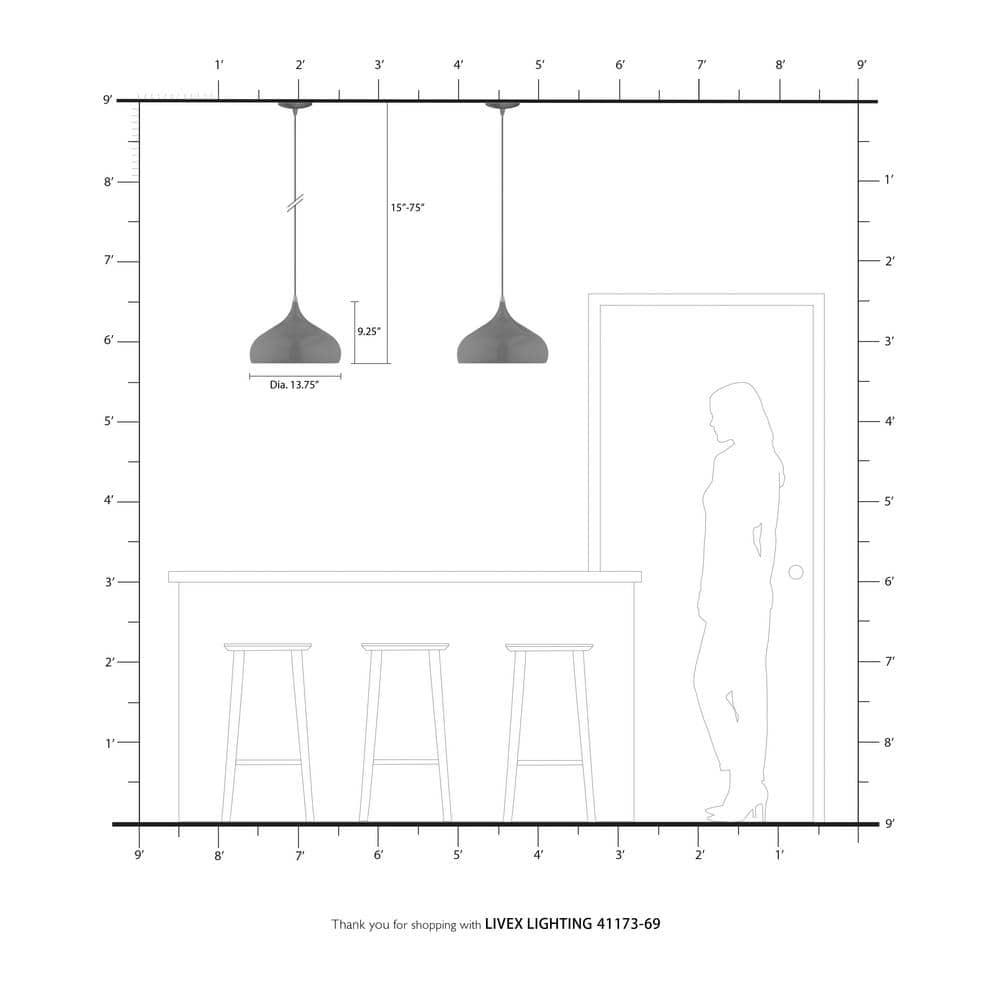 Shiny White and Gold Mini Aluminum Pendant Light