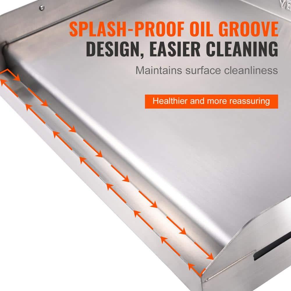 VEVOR 16'' Non-Stick Stainless Steel Griddle