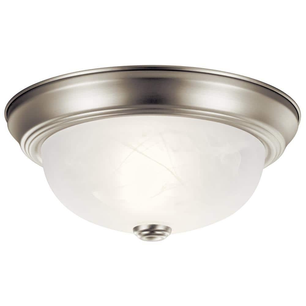 Kichler Lighting 2 - Light Flush Mount in  Brushed Nickel