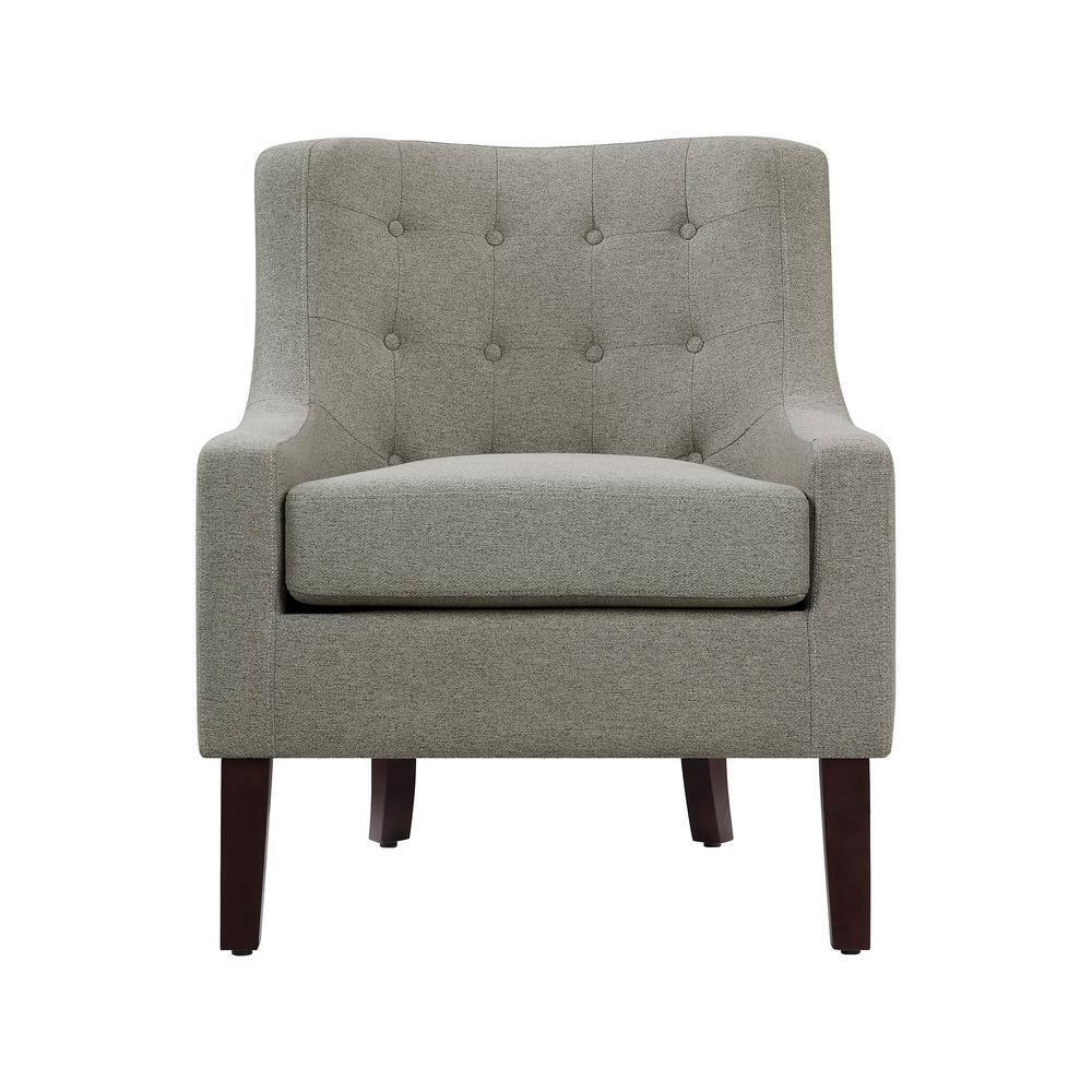 Lexicon Cairn Fabric Upholstered Accent Chair in Brown Color