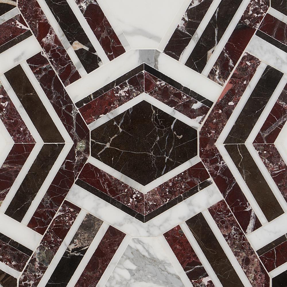 Bond Tile Tenor Marble Random Mosaic Wall & Floor Tile
