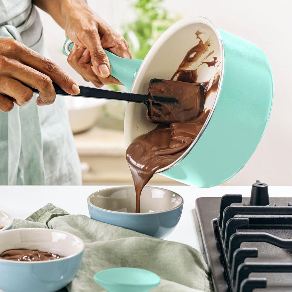 GreenPan GreenPan Rio Healthy Ceramic Nonstick 16 Piece Cookware Pots and Pans Set, PFAS-Free, Dishwasher Safe