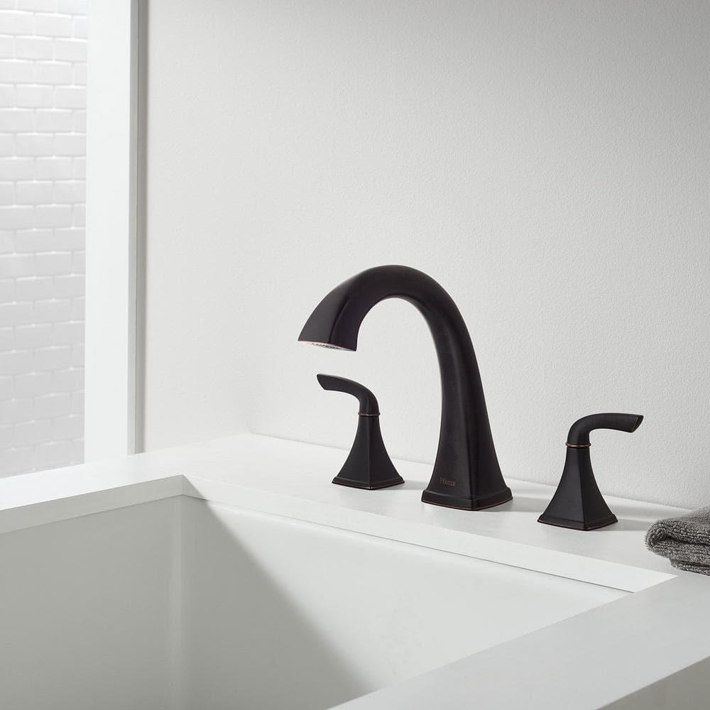 Bronson Double Handle Deck Mounted Roman Tub Faucet Trim