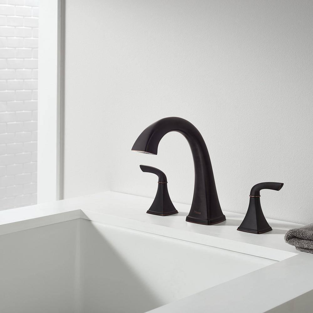 Bronson Double Handle Deck Mounted Roman Tub Faucet Trim