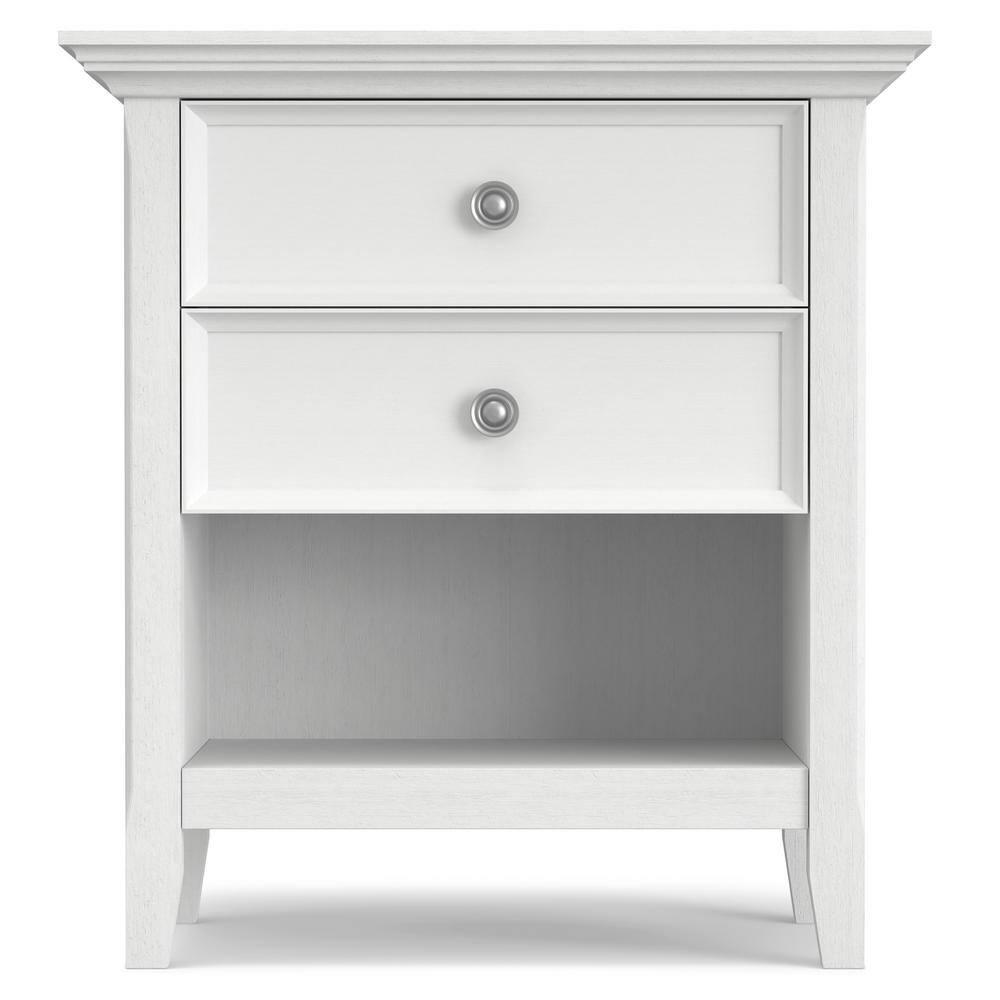 Simpli Home Amherst 24'' W Solid Wood Nightstand
