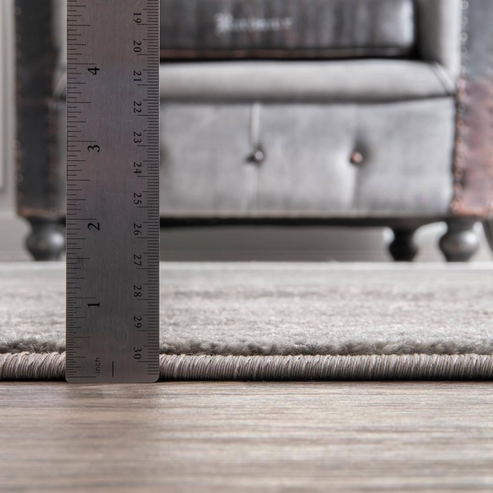 Nuloom 6 Square Moroccan Blythe Indoor Area Rug, Dark Grey, Faded Bohemian Design, Stain Resistant, BedroomLiving Room, Kitchen,
