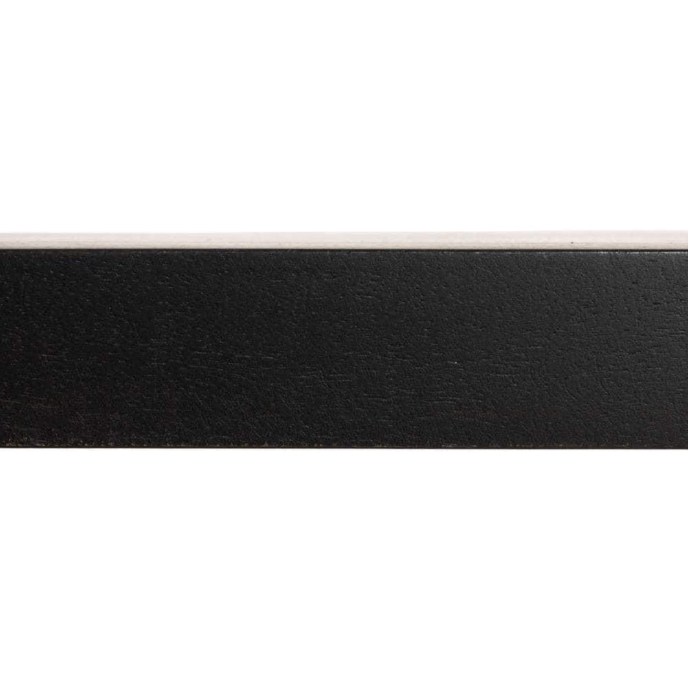 Storied Home Waterfall Edge Coffee Table Black