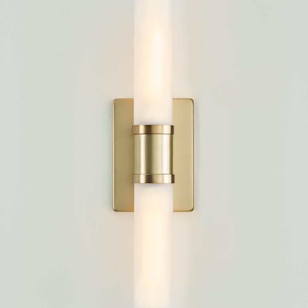 Evelien 2 Light Frosted Dimmable Vanity Light