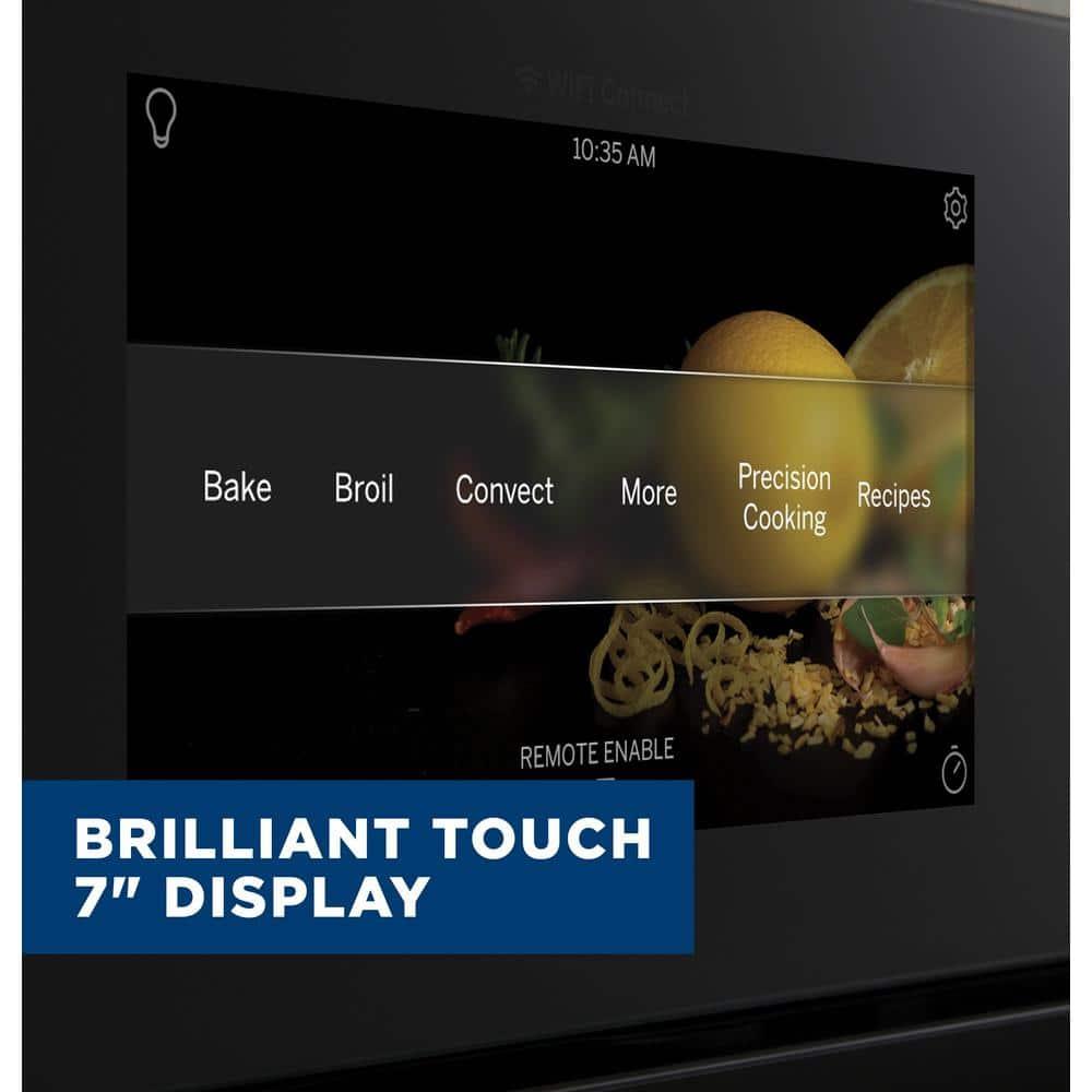 GE Profile™ GE Profile Smart Appliances 29.75" Self-Cleaning Convection Electric Double Wall Oven PTD7000SNSS