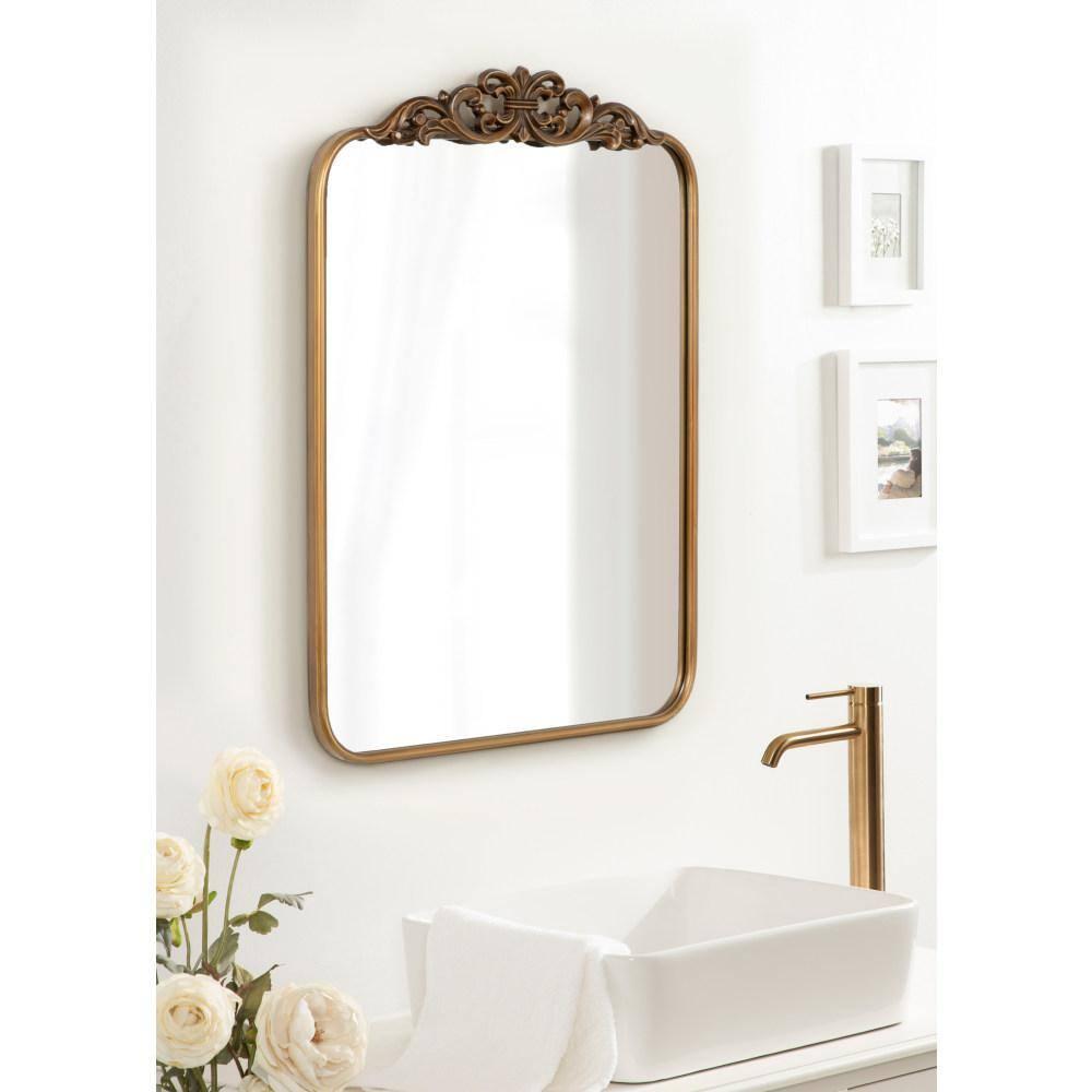 Kate and Laurel Laubry Ornate Framed Wall Mirror, 20x30, Gold