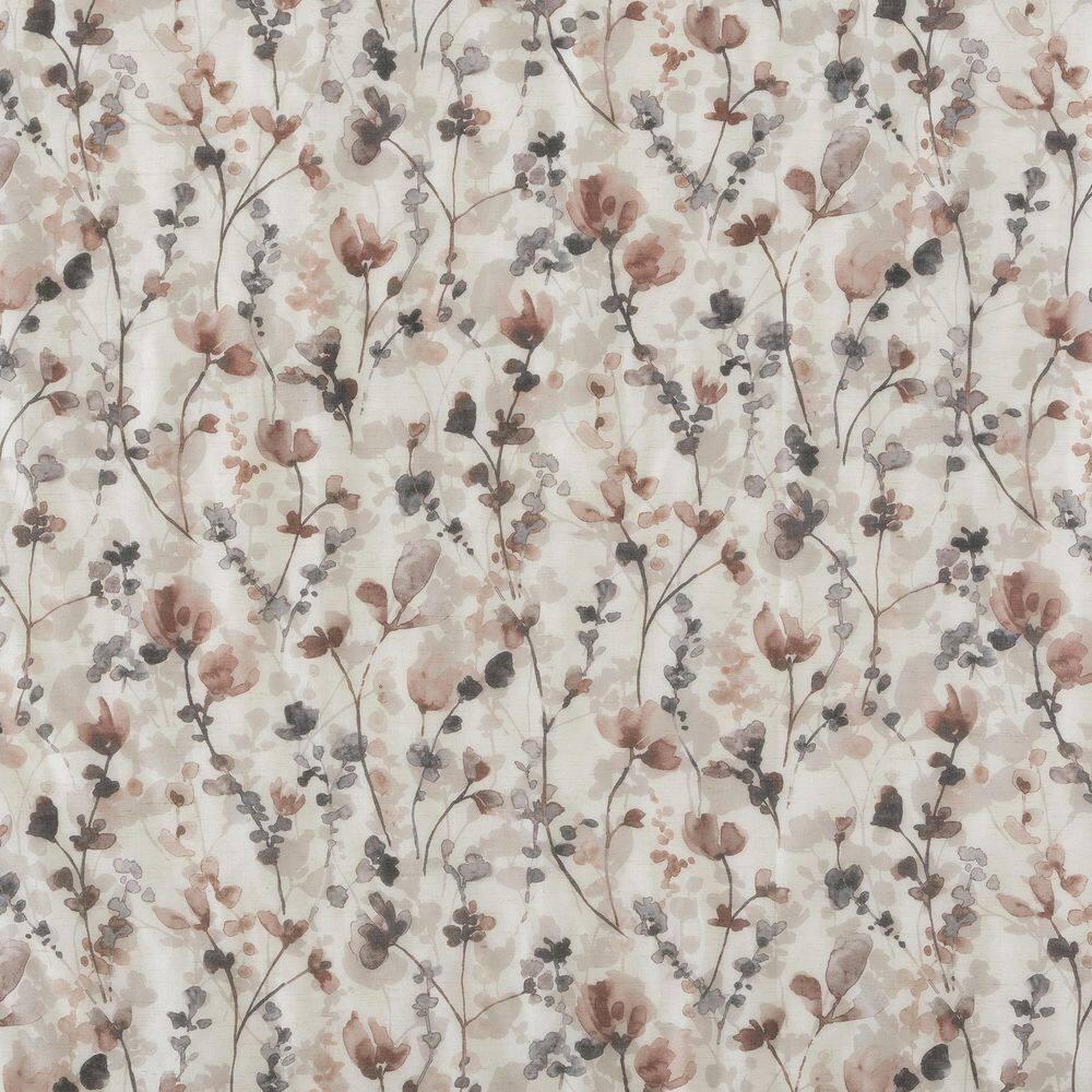 Scott Living Jessa Linen Blend Floral Semi-Sheer Rod Pocket Single Curtain Panel & Reviews | Wayfair