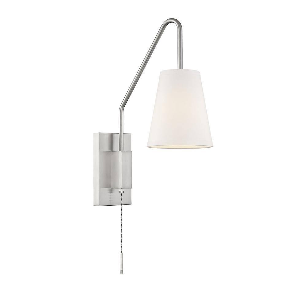 Savoy House Owen 1 - Light Swing Arm Lamp in  Satin Nickel