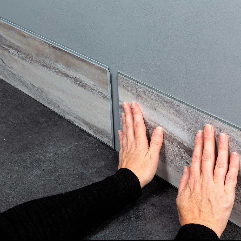 Palisade 22.8 in. x 7.31 in. Interlocking Vinyl Waterproof Wall/Backsplash Tiles