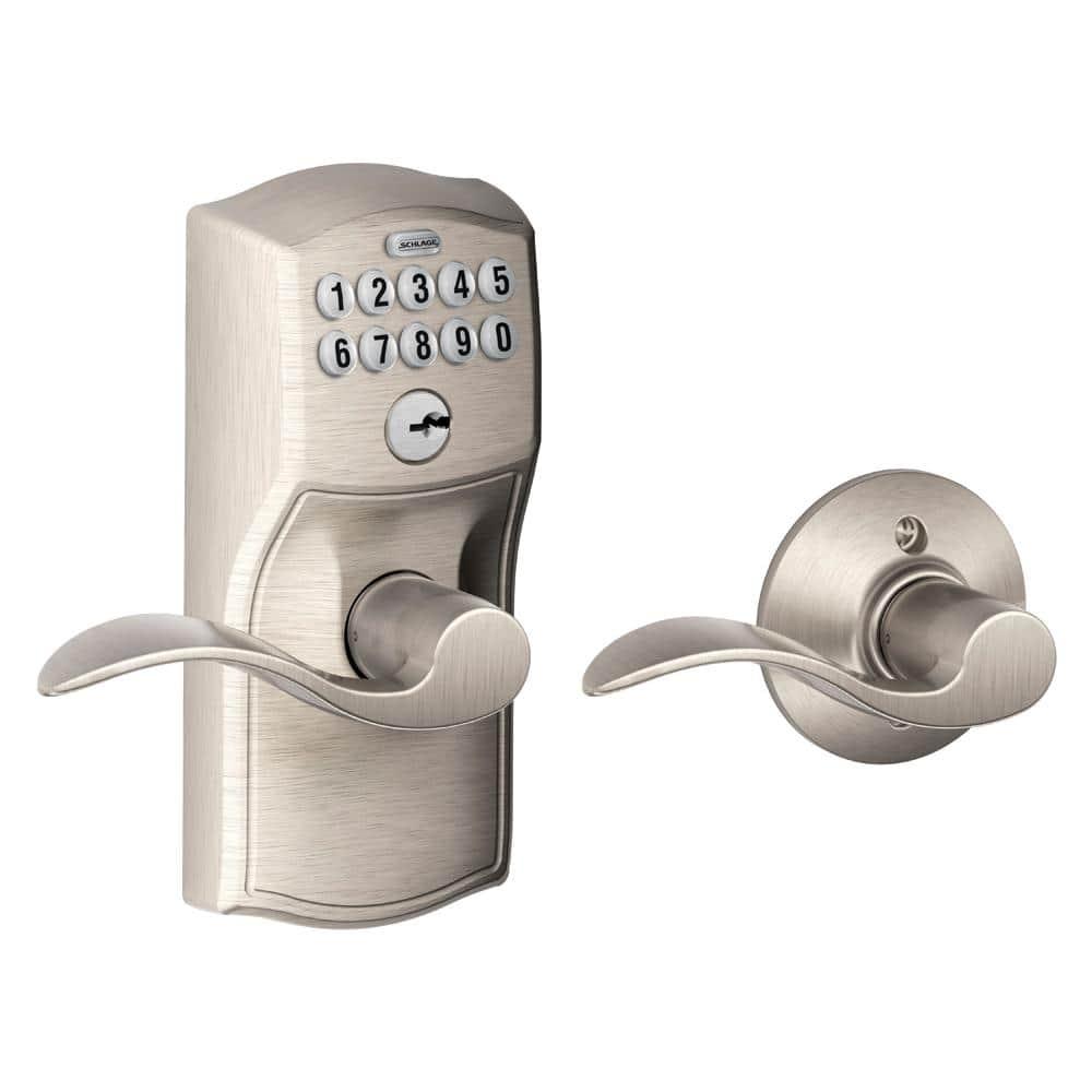 Schlage Fe575-Cam-Acc Camelot Keypad Entry - Nickel