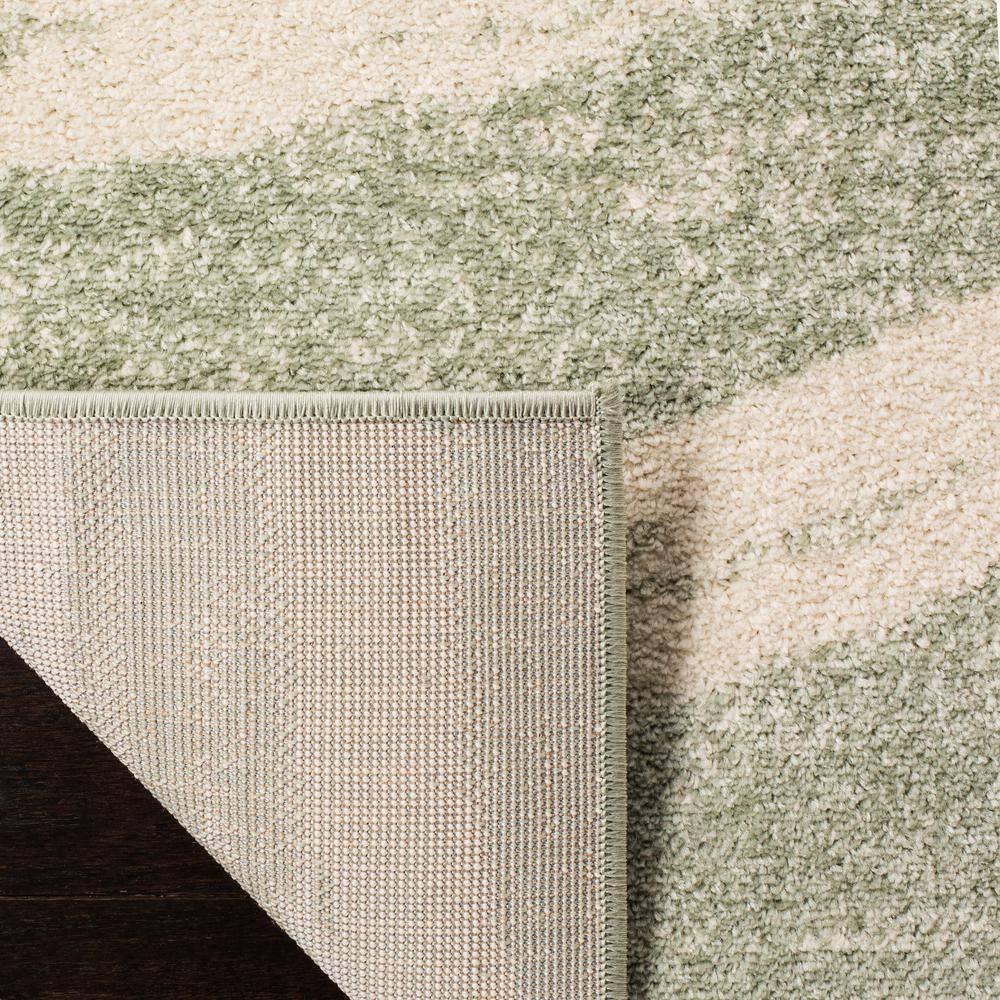 Adirondack ADR125 Machine Made Indoor Area Rug - Sage/Cream - 5'x5' - Safavieh