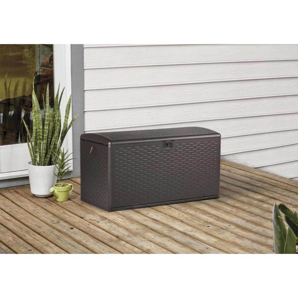 Plastic Development Group Plastic Development Group 48'' W 99 Gallons Water Resistant Resin Deck Box in Gray
