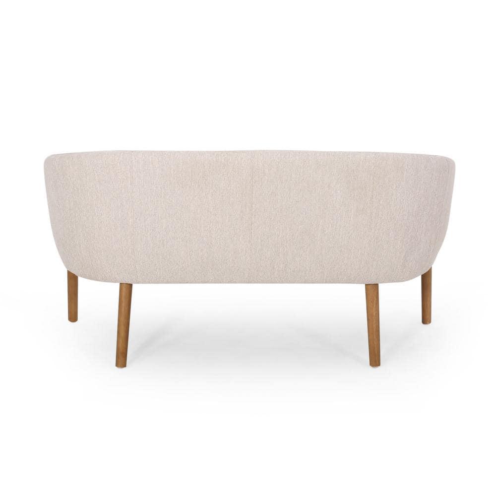 Galena Mid-Century Loveseat Beige - Christopher Knight Home