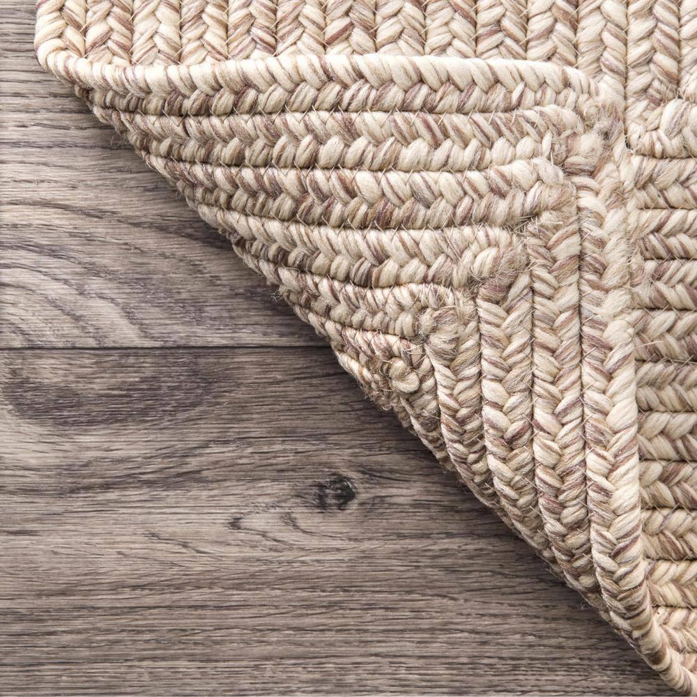 nuLOOM 2' x 14' Solid Hand Braided Indoor/Outdoor Area Rug, Pet-Friendly, High Traffic, Weather Resistant, for Patio, Balcony, Bedroom, Living, Dining Room, Wynn Tan