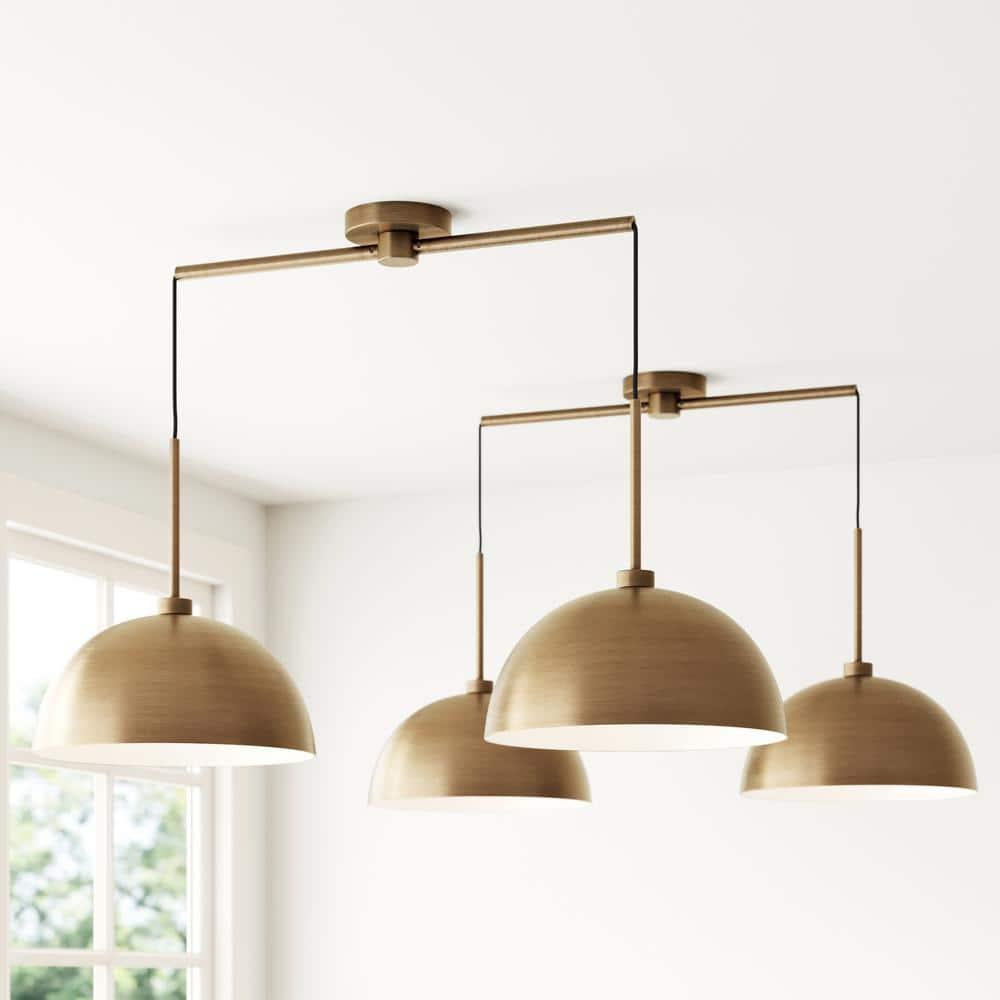 Corbo 2 - Light Kitchen Island Dome Pendant 2-Pack Kitchen Island Drum Pendant Light