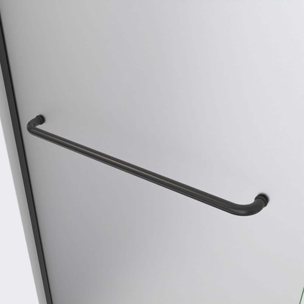 DreamLine Linea 30 in. W x 72 in. H Frameless Shower Screen with Towel Bar