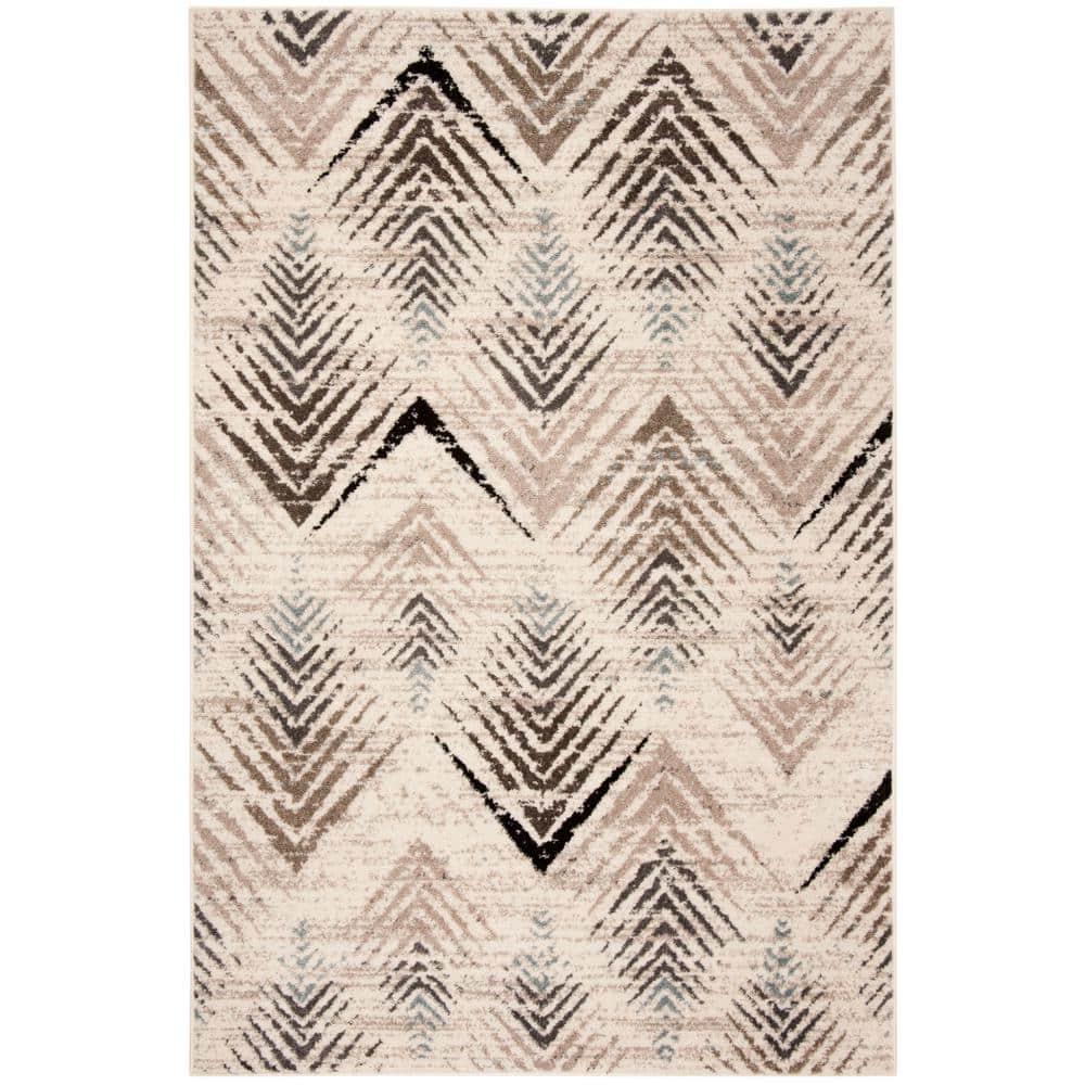 Amsterdam AMS110 Power Loomed Indoor Area Rug - Cream/Beige - 5'1"x7'6" - Safavieh