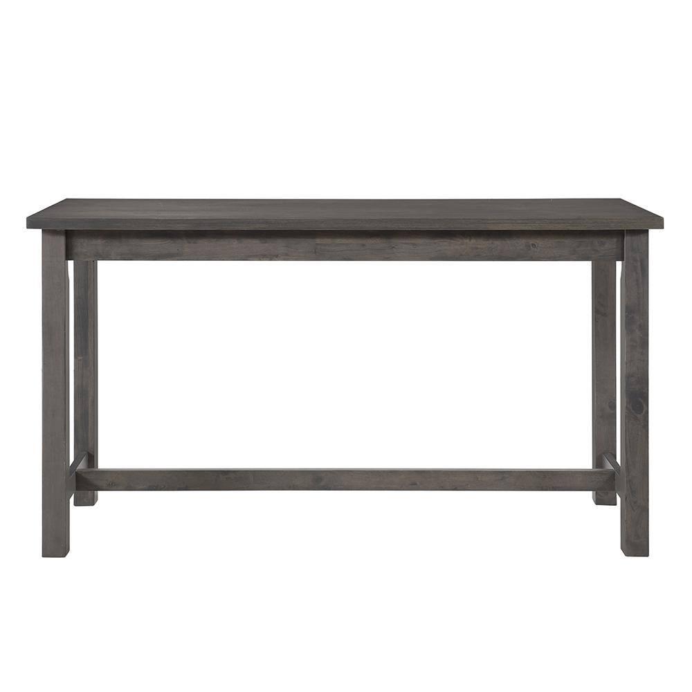 Lexicon Connected 4 Piece Wood Counter Height Dining Set in Brownish Gray