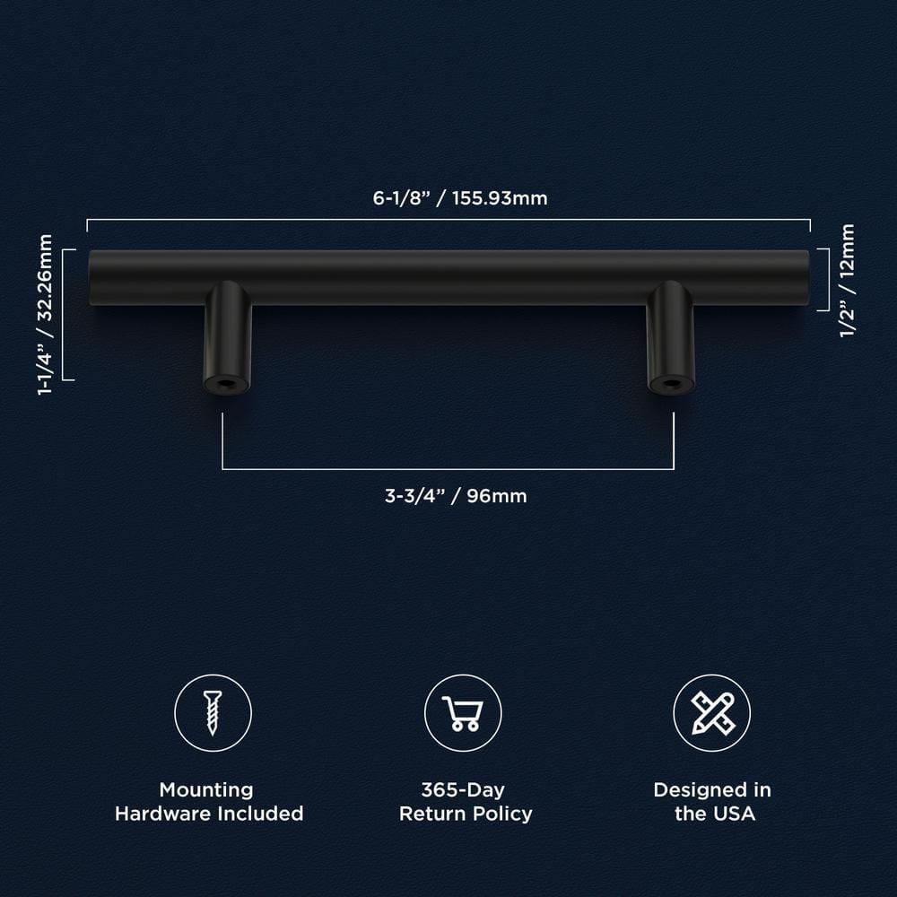 Heritage Designs 3.75 Inch (96mm) Center to Center Multipack Bar/Handle Pull for Cabinets or Drawers