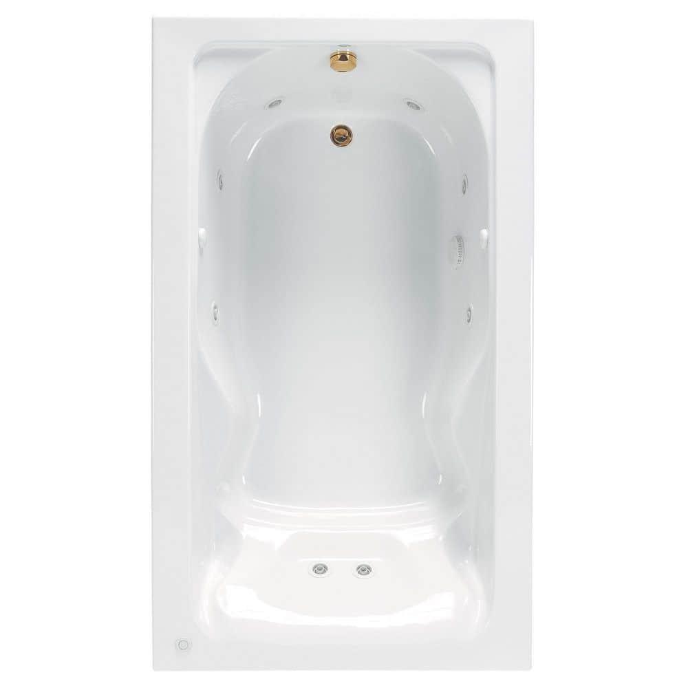Cadet 72'' x 42'' Freestanding Whirlpool Bathtub
