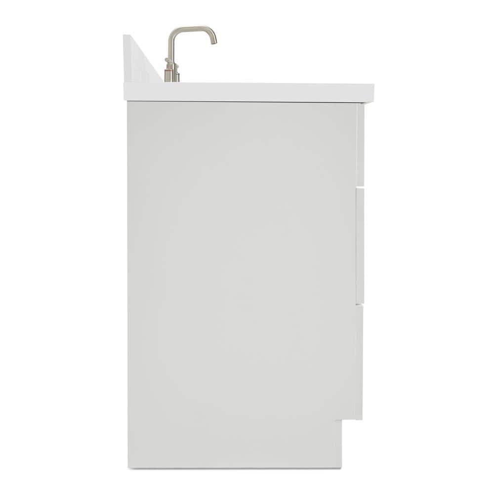 Ariel F055s-Wq-Vo Hamlet 55" Freestanding Single Basin Vanity Set - White