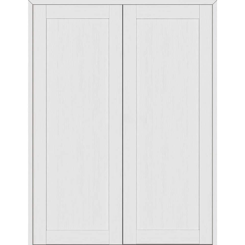 Belldinni 1 Panel Shaker Manufactured Wood Paneled Double Swing Interior Door