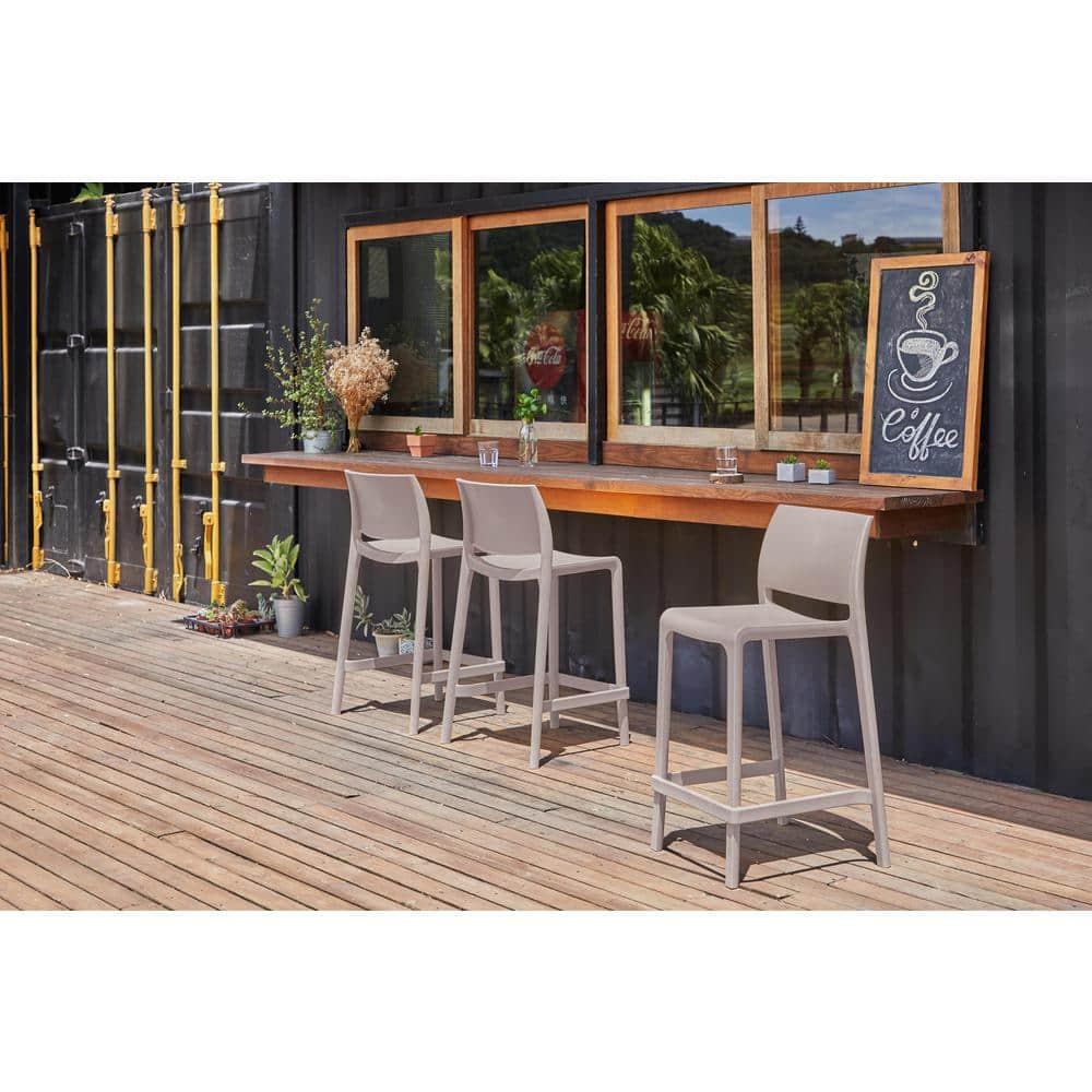 2pc Sensilla Stackable Counter Stools - Gray - Lagoon