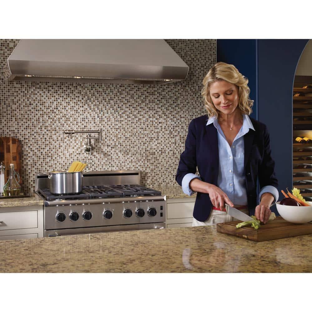 Moen Traditional Wall Mount Swing Arm Folding Pot Filler Kitchen Faucet