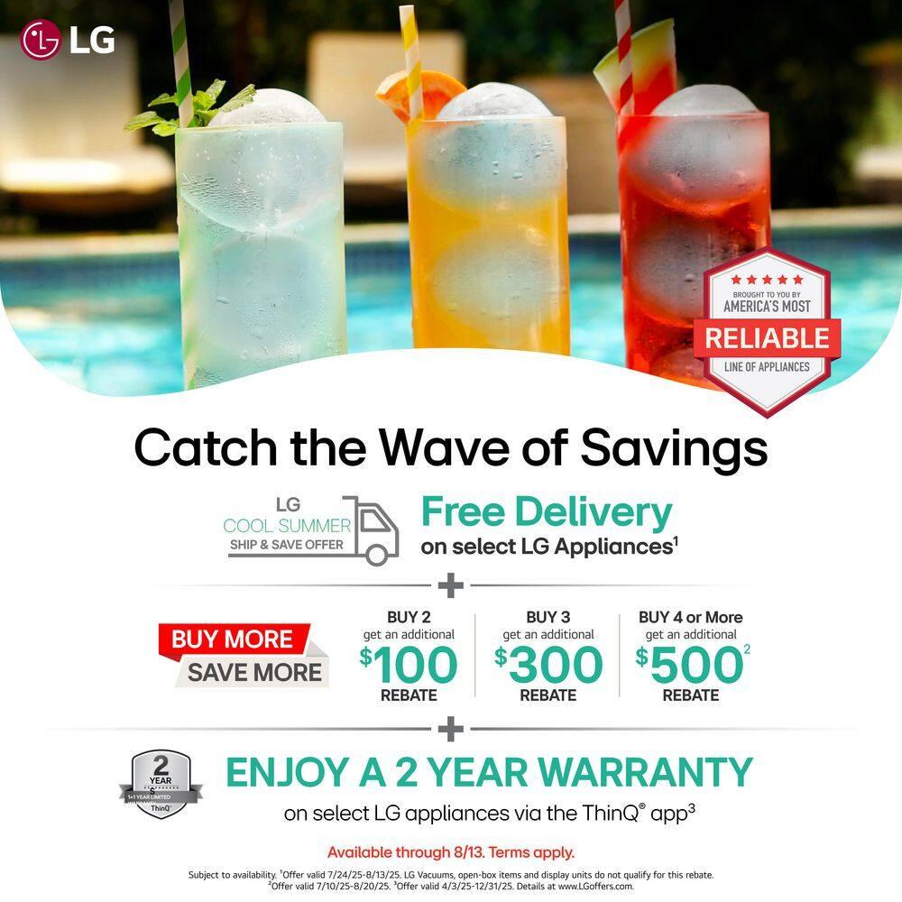 LG LG Top Control Dishwasher with QuadWash® Pro LDPH7972S