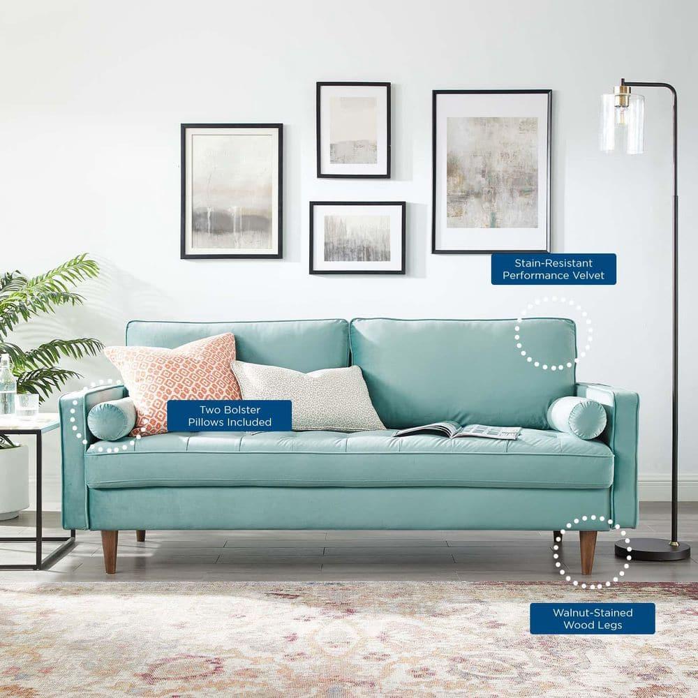 Valour Performance Velvet Sofa by Modway
