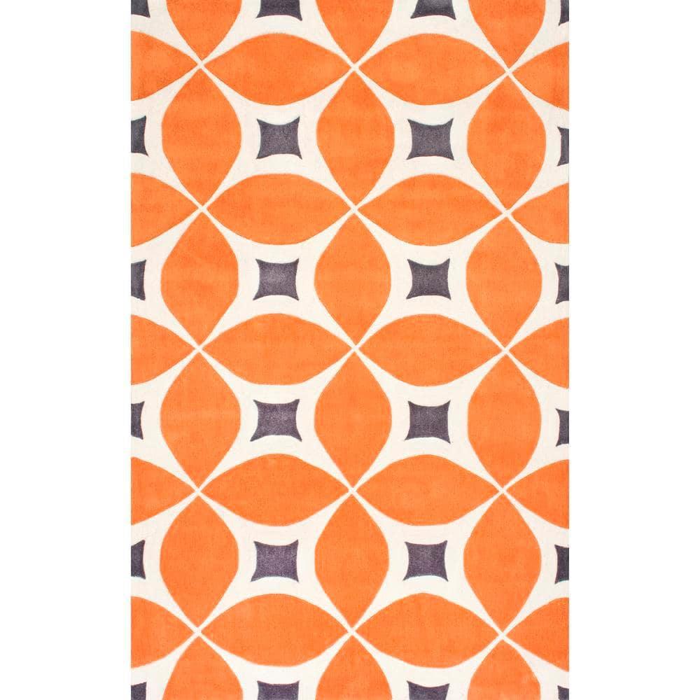 nuLOOM Gabriela Contemporary Accent Rug, 3' x 5', Deep Orange